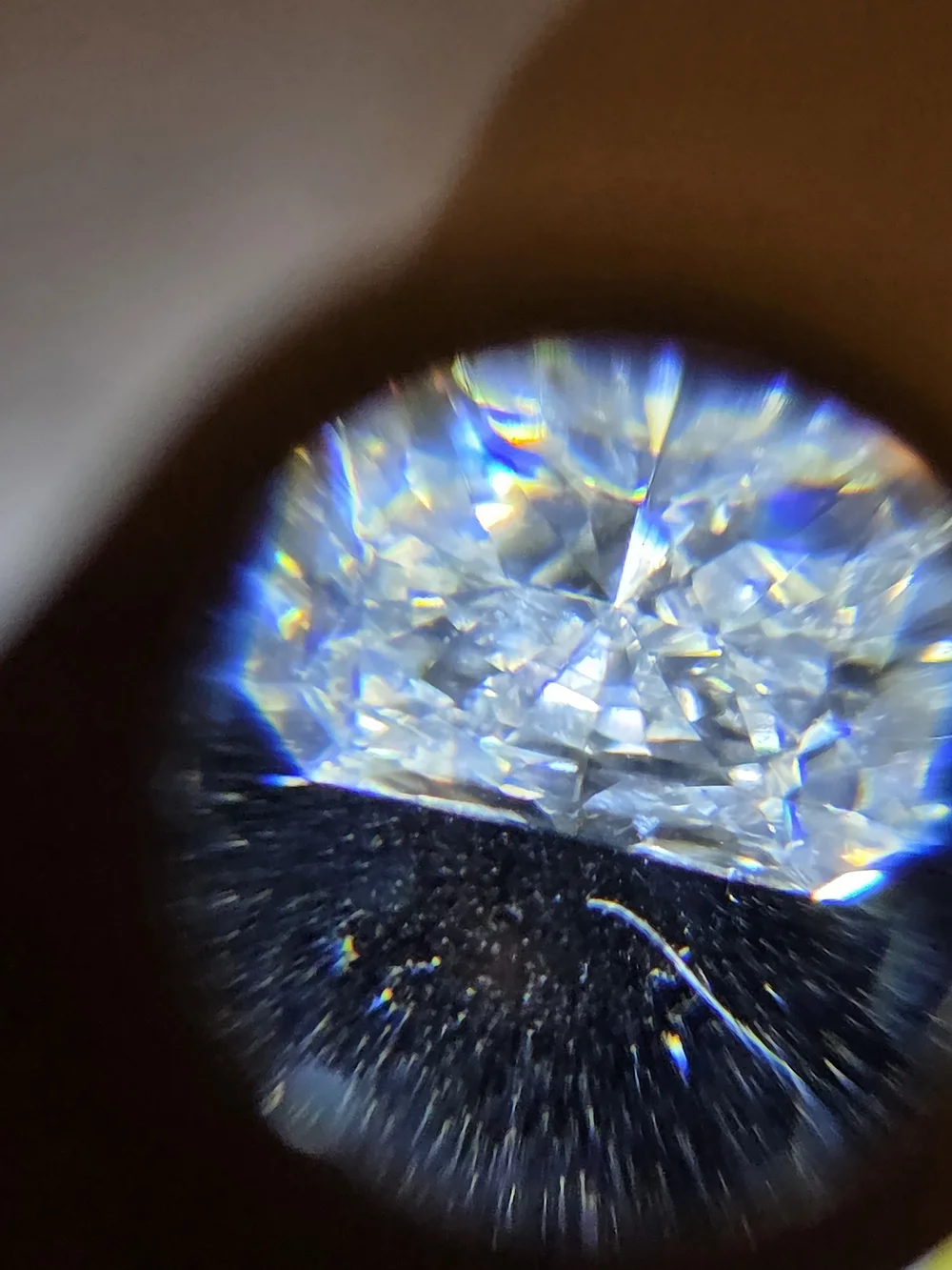 1.03ctw LAB Radiant Diamond